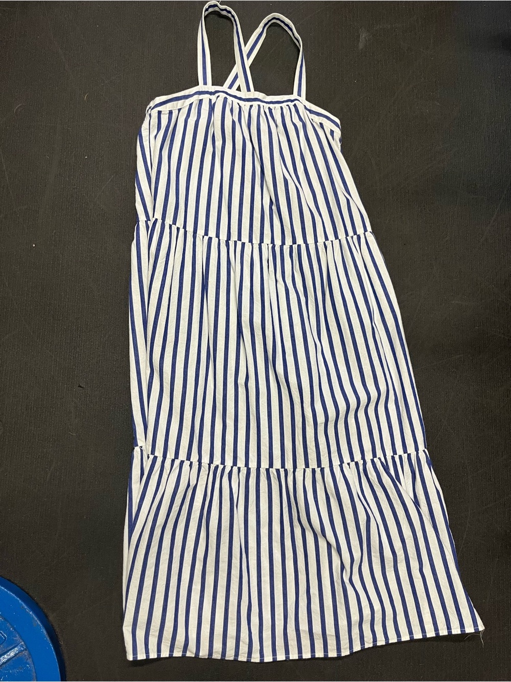 Universal Thread Blue and White Striped Tank Dress